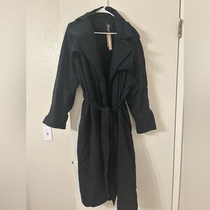 NWT SKIMS Oversized Fleece Boyfriend Trench Coat!